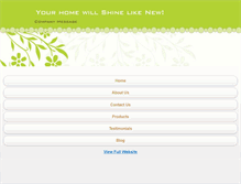 Tablet Screenshot of dustoshine.com